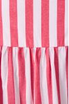 Vestido Midi Marias Listrado