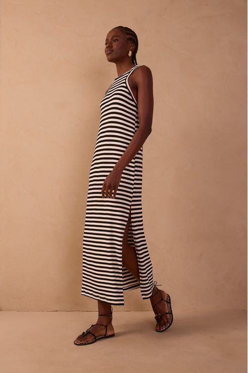 Vestido Regata Listrado