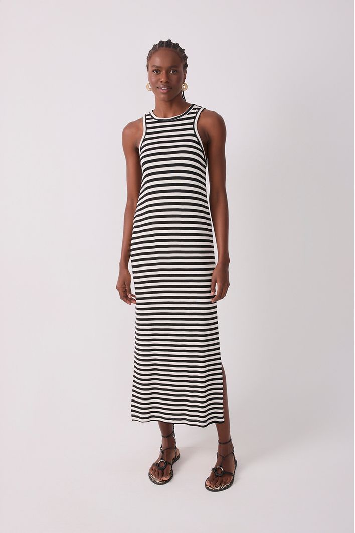 Vestido Regata Listrado