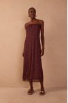 Vestido Tule Estampa Quintal Roxa
