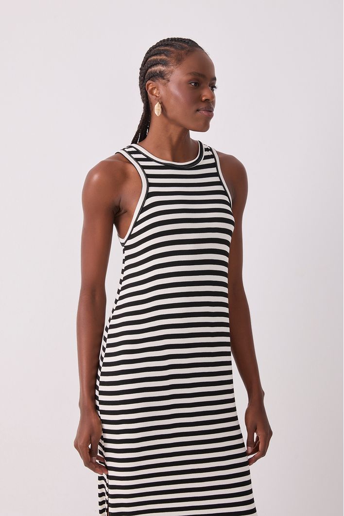 Vestido Regata Listrado