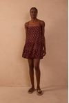 Vestido Crepe Estampa Noite