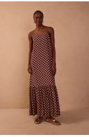 Vestido Cropped Estampa Asa Delta