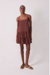 Vestido Crepe Estampa Noite