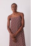 Vestido Cropped Estampa Asa Delta