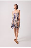 Vestido Crepe Estampa Carioca