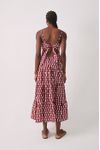 Vestido Midi Marias Estampa Copa
