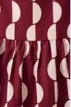 Vestido Midi Marias Estampa Copa