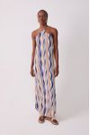 Vestido Longo Crepe Estampa Carioca