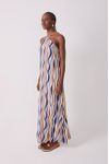 Vestido Longo Crepe Estampa Carioca