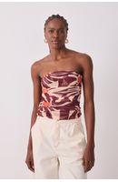 Blusa Tule Estampa Mormaço