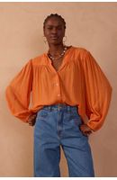 Blusa Lurex Cava Deslocada