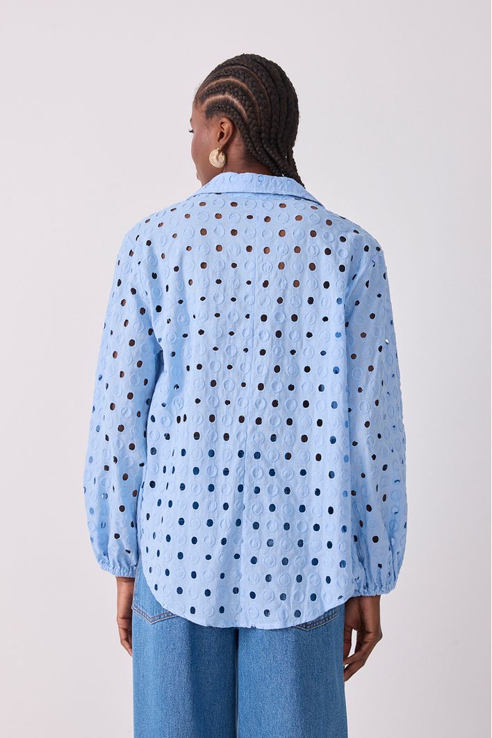 Camisa Laise Manga Bufante