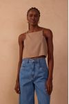 Blusa Linho Quadradinha
