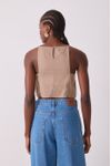 Blusa Linho Quadradinha