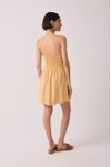 Vestido Curto Linho Franzido