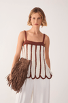 Blusa Tricot Bicolor