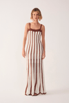 Vestido Tricot Bicolor