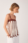 Blusa Tricot Bicolor