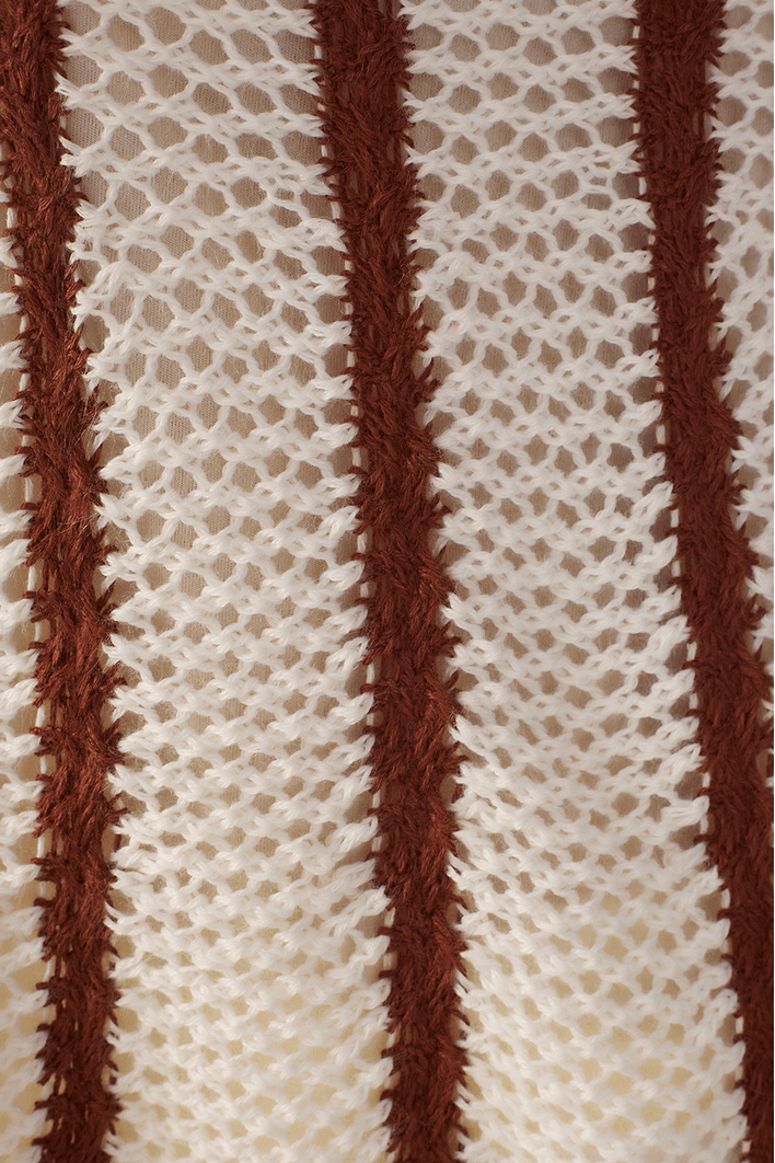 Blusa Tricot Bicolor