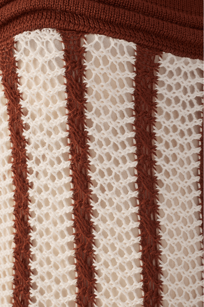 Vestido Tricot Bicolor