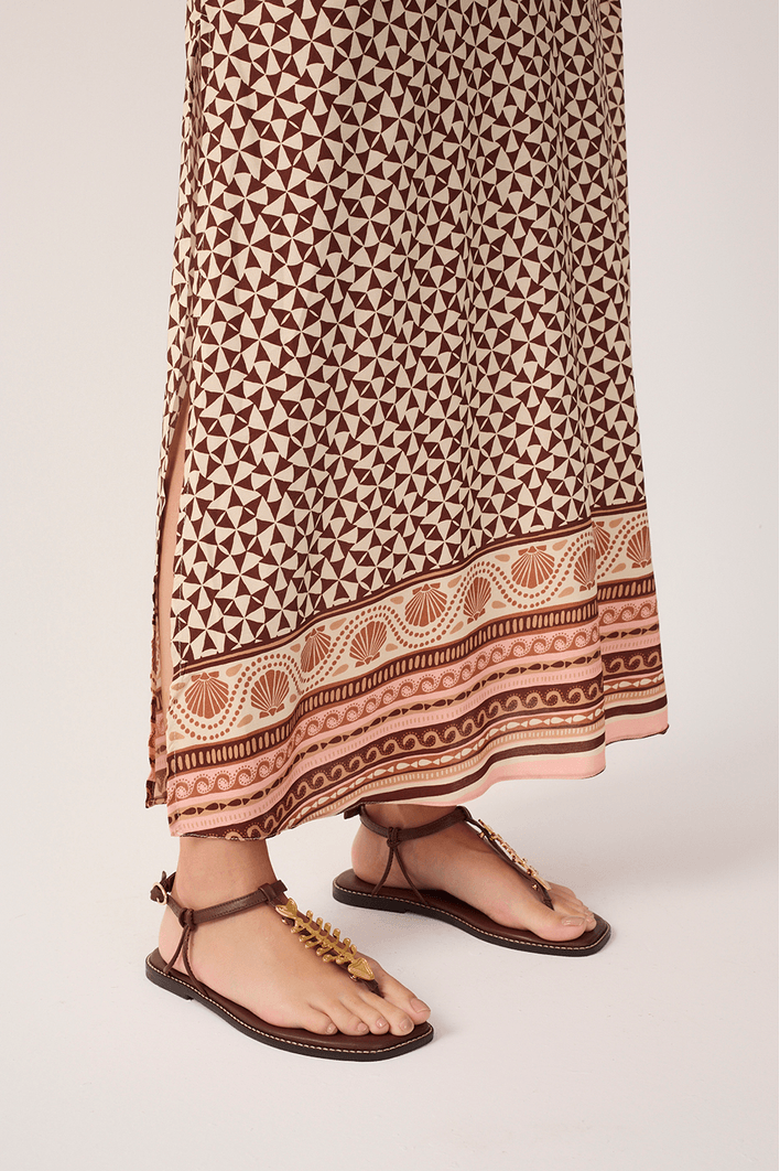 Vestido Estampa Solstício