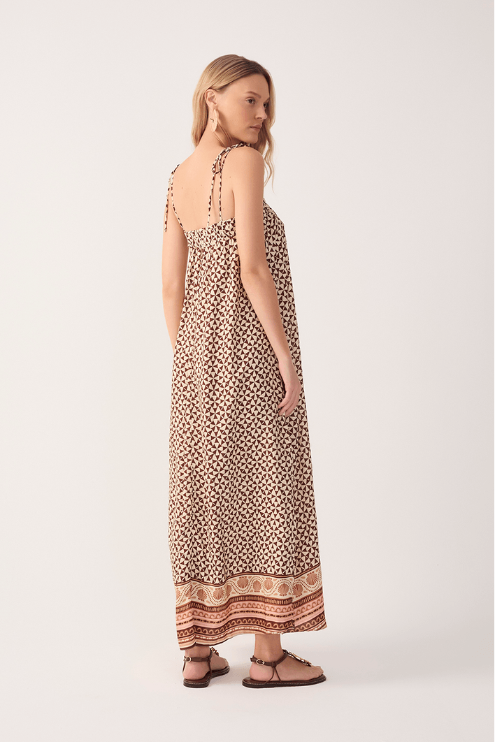 Vestido Estampa Solstício