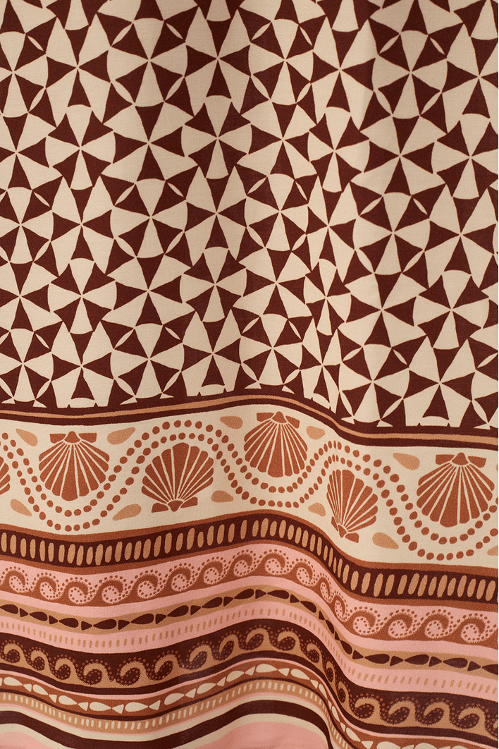 Vestido Estampa Solstício