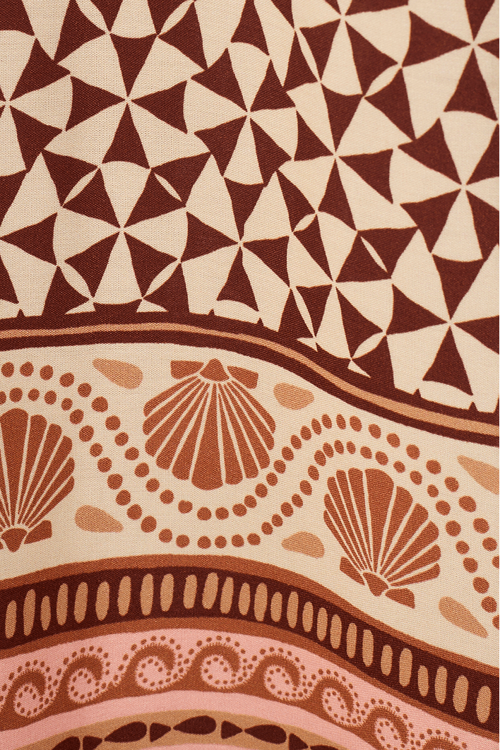 Calça Estampa Solstício C/ Lenço