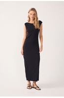 Vestido Malha Crepe Ombro A Ombro