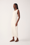 Vestido Malha Crepe Ombro A Ombro