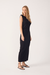 Vestido Malha Crepe Ombro A Ombro