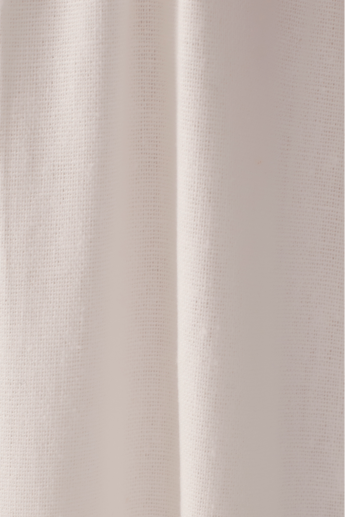 Vestido Cropped Linho Bordado Busto