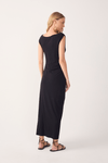Vestido Malha Crepe Ombro A Ombro