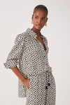 Camisa Crepe Estampa Vento
