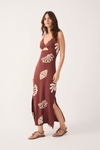 Vestido Cropped Estampa Marés