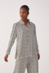 Camisa Crepe Estampa Vento