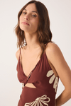 Vestido Cropped Estampa Marés