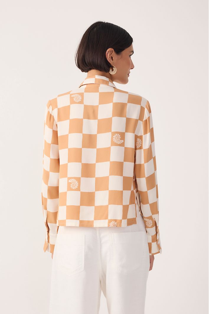 Camisa Estampa Jogo de Conchas