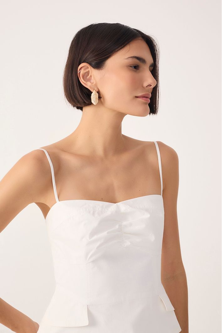 Blusa Algodão Basque