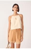 Blusa Quadradinha Bicolor
