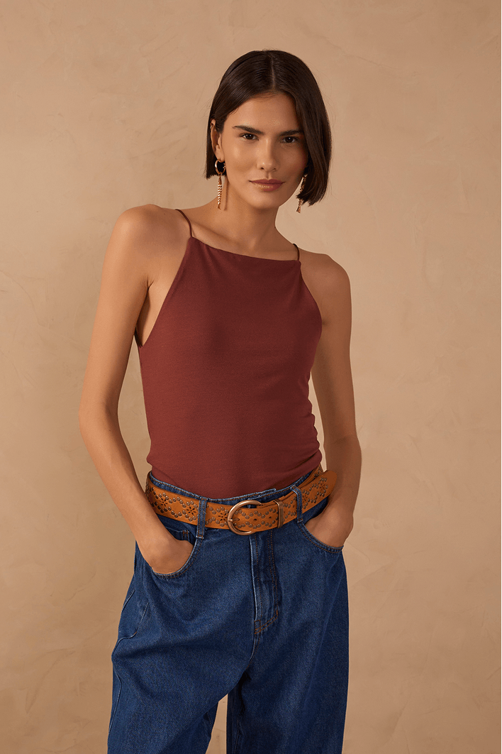 Blusa Decote Quadrado