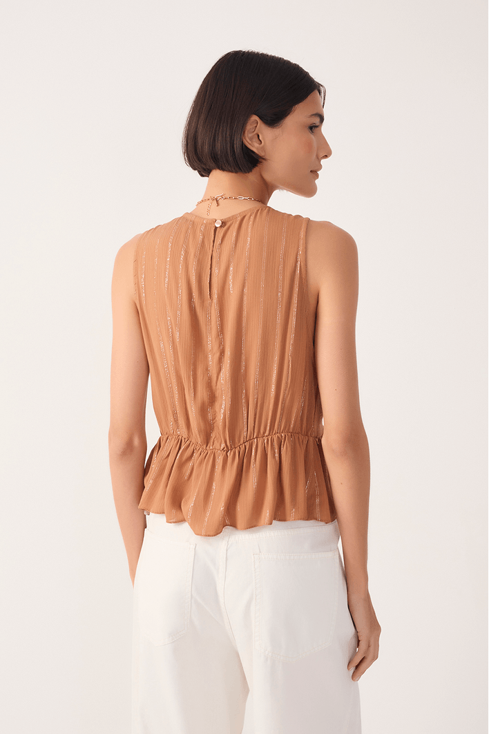 Blusa Lurex Bordado Moedinha