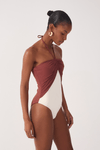 Body Malha Crepe Bicolor