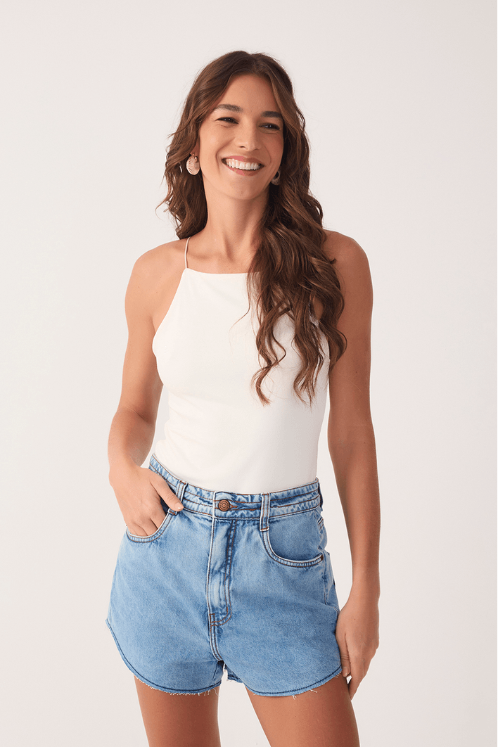 Blusa Decote Quadrado