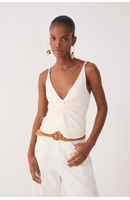 Blusa Malha Crepe  Torcido Frente