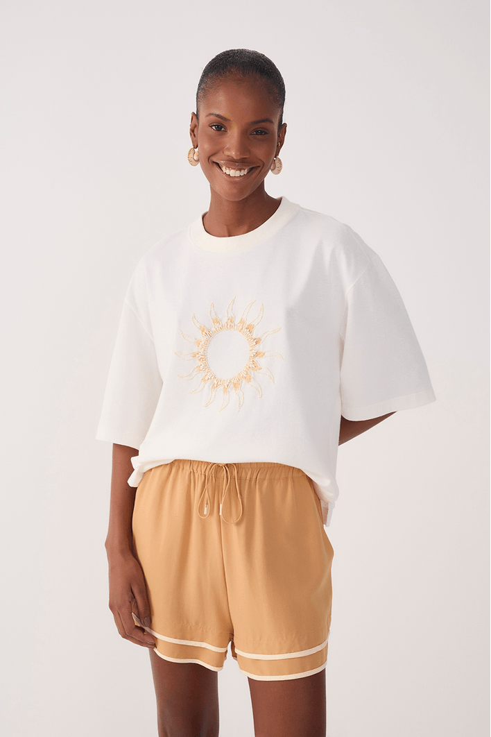 T-shirt Sol Bordado