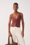 Blusa Malha Crepe  Torcido Frente