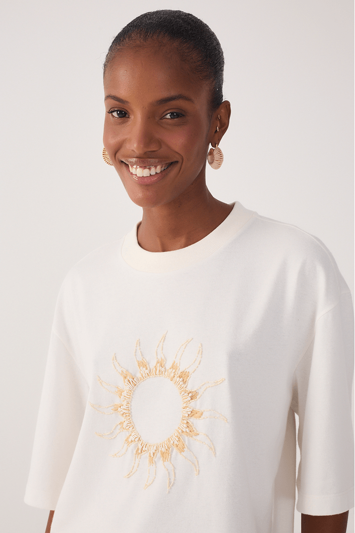 T-shirt Sol Bordado