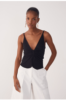Blusa Malha Crepe  Torcido Frente
